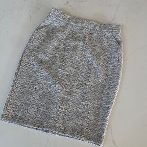 Chic Women's Gray Pencil Skirt